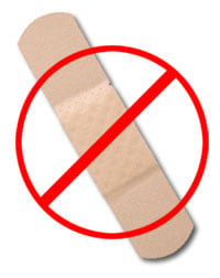 No Bandage repairs!